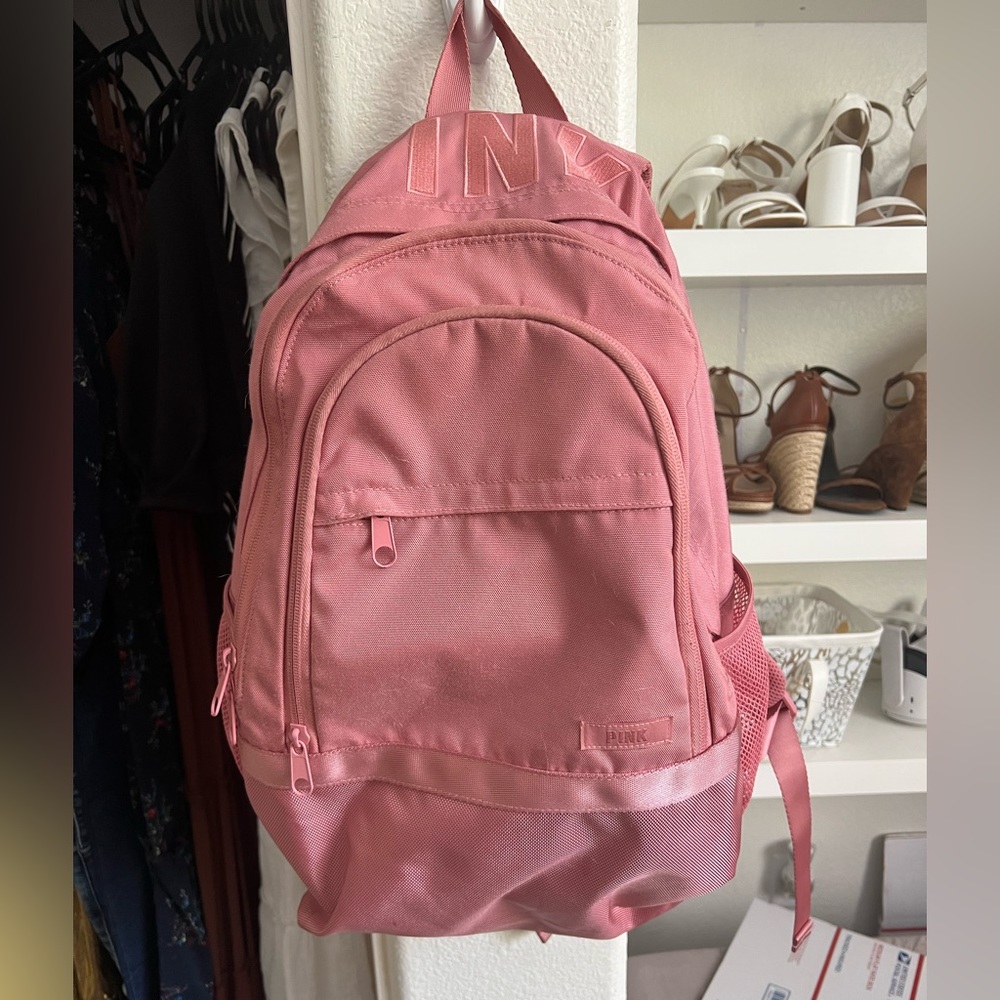 Pink PINK backpack